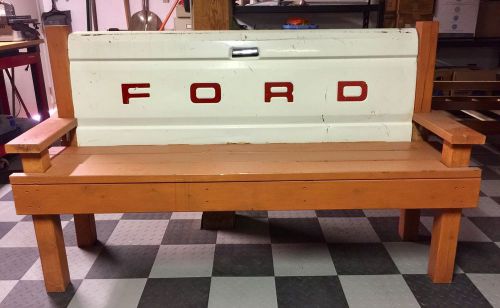 Vintage ford tailgate bench