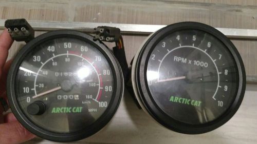 Arctic cat zr speedometer speedo tach meter gauges 0620-130 &amp; 0620-132