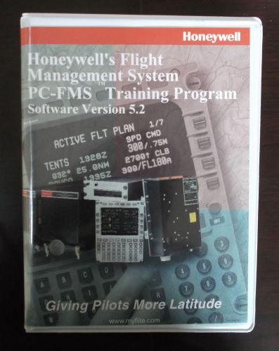 New sealed honeywell training program flight management system pc-fms cd-rom 5.2