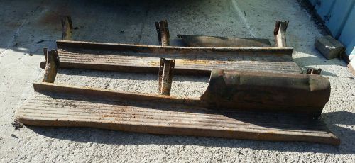 Vintage 1947 - 1953 chevy gmc pickup truck runningboards and brackets