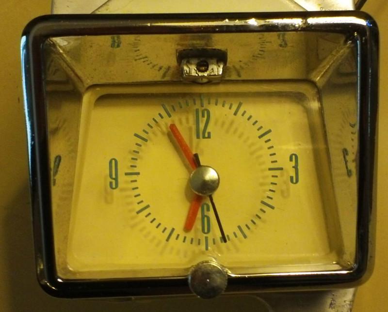 Stunning reconditioned clock ! 1955 1956 mercury montclaire monterrey custom 6v