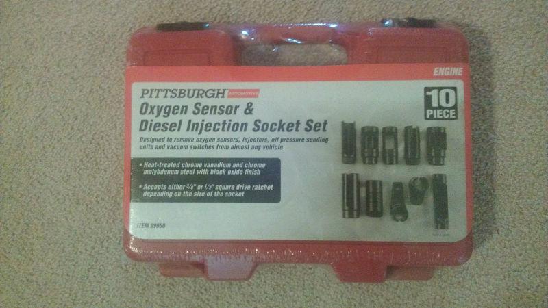 Oxygen sensor and diesal injection socket set