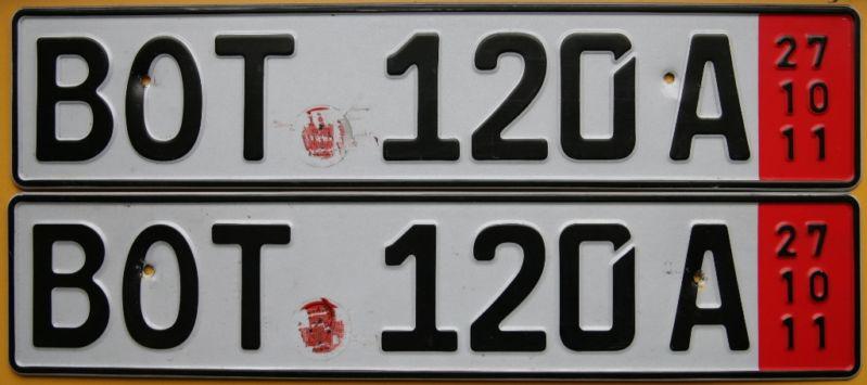 German zoll license plate pair audi volkswagen jetta bug rabbit mercedes bmw