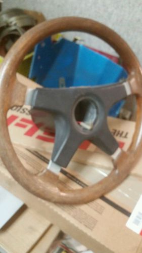Vintage mercedes stearing  wheel 14inc wood wheel