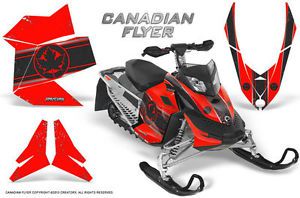 Ski-doo rev xp snowmobile sled creatorx graphics kit wrap decals can flyer br