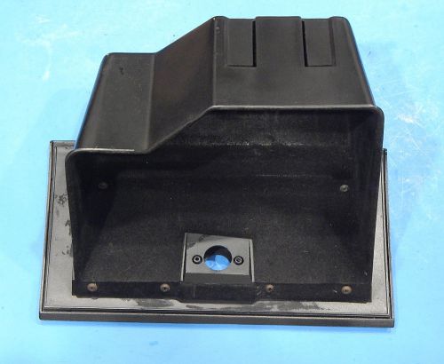 1972-76 lincoln mark iv oem glove compartment box without lock - black