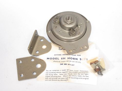 Bsa motorcycle &amp; ajs motorcycle nos lucas type 6h 6 volt horn   54068060