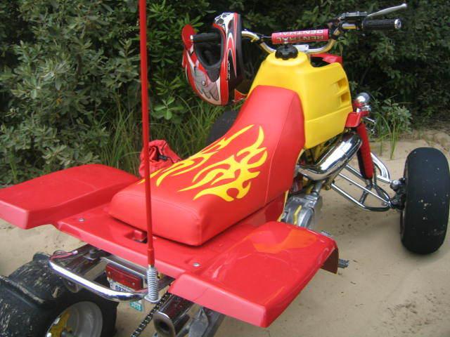 Yamaha banshee tribal yellow red seat cover  #ghg5999scblck6999