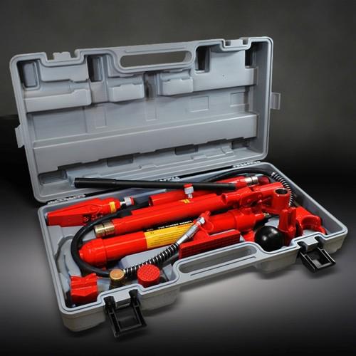 Hydraulic 10 ton body frame repair kit porta power tools auto shop ram body lift