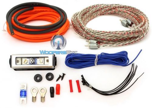 Memphis 8gkit 8-awg gauge amp power ground rca wire amplifier installation kit