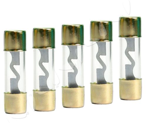 5 x professional 60 amp agu fuse for car amplifier 60a replacement e010