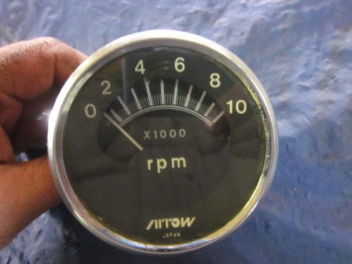 Vintage classic arrow brand 10,000 rpm tach tachometer skiroule &amp; others 3&#034; hole