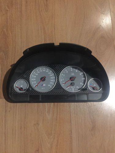 2000-2004 bmw e39 m5 speedometer instrument cluster gauges odometer used euro