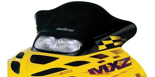 Cobra 13.5 black/yellow windshield ski-doo legend 380fc/500fc/550fc 2002-2004