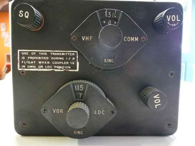 Vintage king communication navigation radio for parts or repair