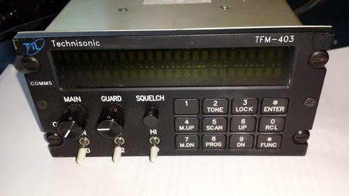Technisonics til tfm-403 941059-1 uhf/fm transceiver 