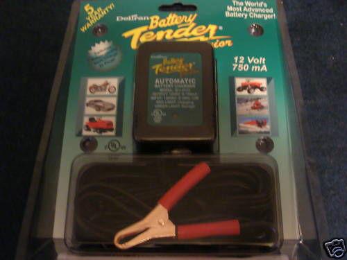 1 deltran battery tender jr 12 volt charger maintainer trickle car/lawn mower/rv
