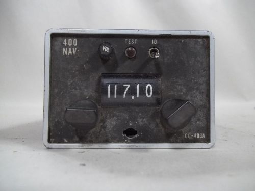 Aircraft radio corp receiver r-542a 400 nav pn 33560-1100 serial 4509