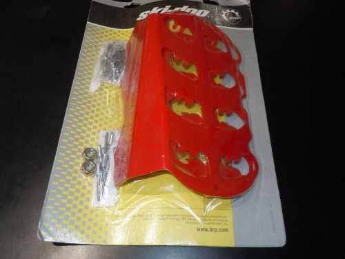 Ski-doo new oem chassis tunnel reinforcement kit red footwell boot grip sled