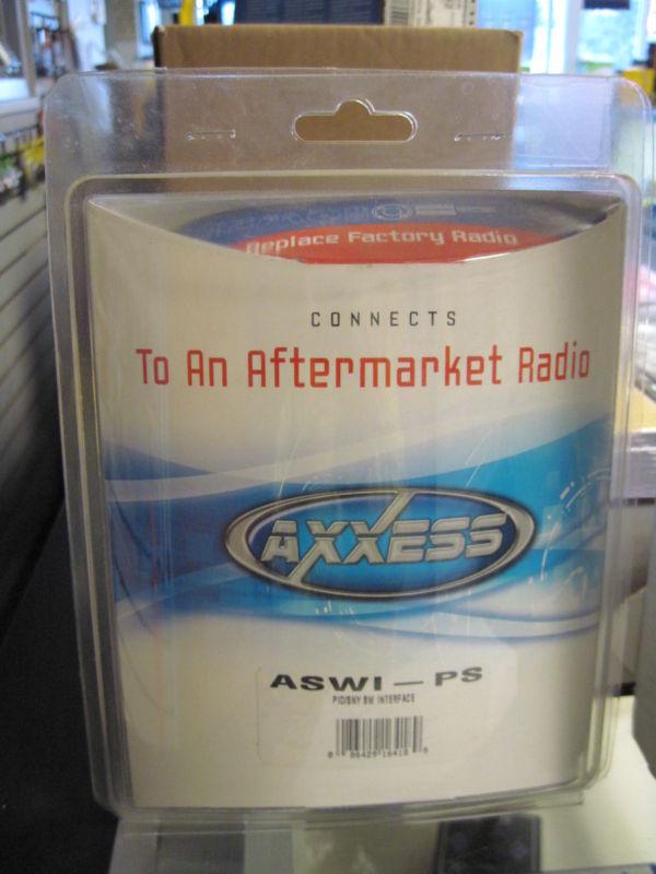  axxess aswi-ps interface connects to an aftermarket radio
