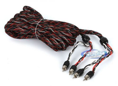 Tspec v12rca202 20 ft. v12 series ofc 2-channel rca audio interconnect cable