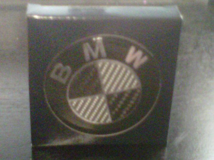 Bmw vsl carbon fiber hood emblem vsl-51 14 8 219 237