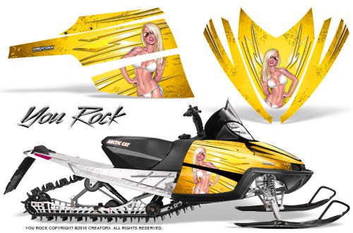 Arctic cat m crossfire snowmobile sled graphics kit wrap creatorx yry