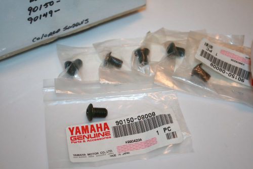 6 nos yamaha snowmobile ring gear round head screws 90150-08008 venom viper sxr