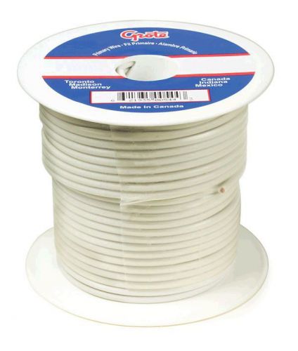 Gro89-6007 grote general purpose thermo plastic wire, l: 25&#039; , 12 ga., white