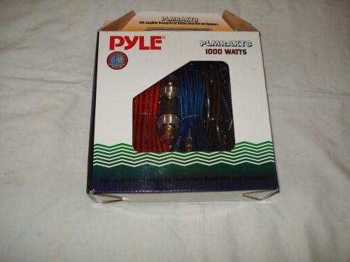 Pyle 1000 watts 20 ft amplifier wire hookup kit for battery head unit &amp; speakers