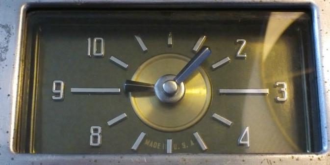 1949 1950 1951 reconditioned chrysler clock ! royal windsor saratoga imperial