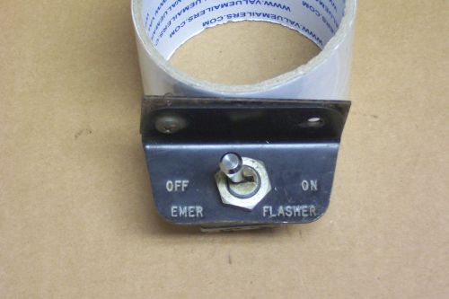 1966 ford mustang &amp; others 4 way warning flasher switch bracket knob