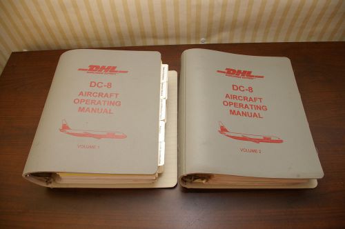 Dc-8 aircraft operating manual vol.1 &amp; 2 dhl revision 28 1999 airplane aviation