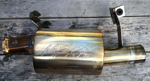Mbrp stainless steel snowmobile trail silencer for 12-16 arctic cat f xf m8 800
