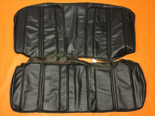 1968 plymouth gtx satellite roadrunner hardtop rear seat covers cover black 68