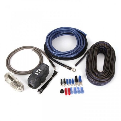 New! nvx xapk8 8 gauge car 100% ofc amplifier wiring kit w/ speaker cable