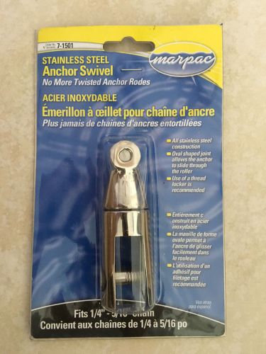 Marpac stainless steel anchor swivel
