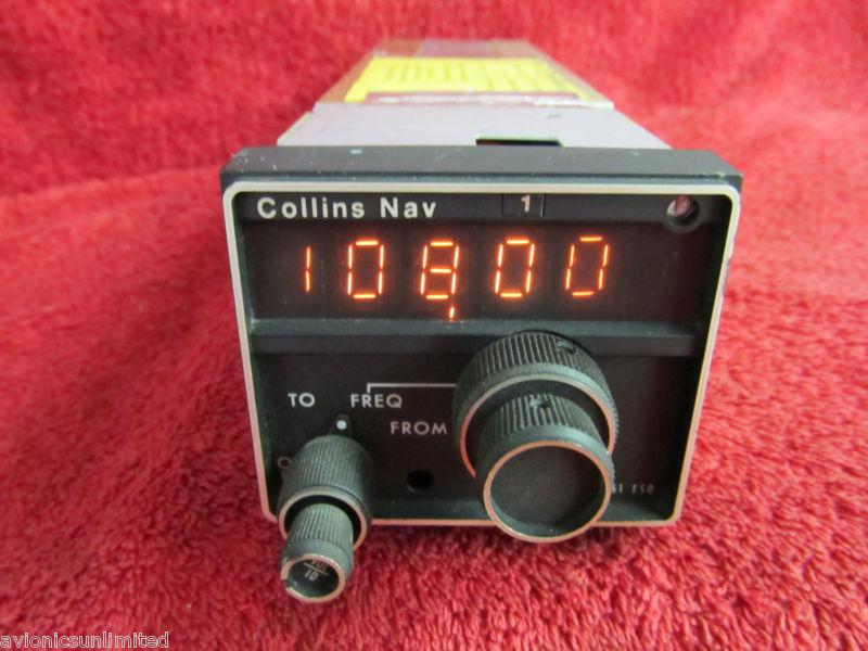 14v collins avionics model vir-351 navigation receiver *warranty*