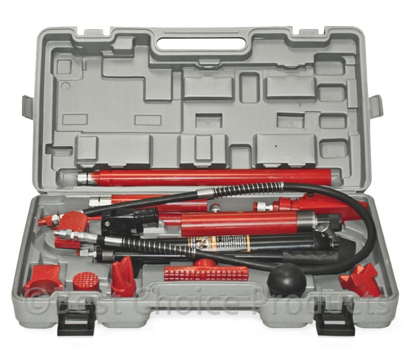 10 ton porta power hydraulic jack body frame repair kit auto shop tool heavy