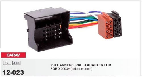 Carav 12-023 iso oem harness radio connector adapter ford focus fiesta mondeo