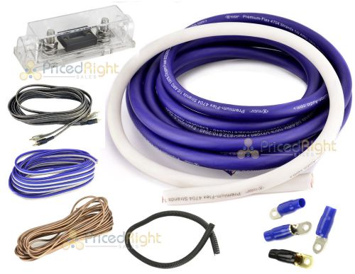 0 gauge amp kit amplifier install wiring complete o ga power 1/0 g awg