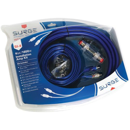 Surge si-4 installer series amp installation kit (4 gauge, 1,600 watts)
