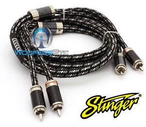 Stinger si926 pro 2-channel 6ft male pure silver rca 9000 interconnect cable new