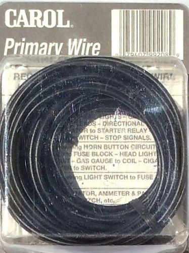 Carol 6p14bk - 14 gauge 17ft. primary wire - black