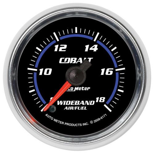 Autometer 6171 cobalt wide band air fuel ratio kit 2 1/16&#034; analog 8-18