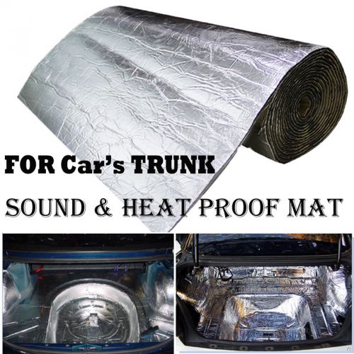 14 sqft 6mm trunk sound deadener heat shield insulation proof mat for chevrolet-