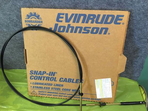 Nos omc/johnson/evinrude 9&#039; snap in control cable, part # 0173109