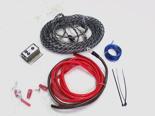 Scosche kdadc 1600 watt dual amp wiring cable kit w/ power distribution block