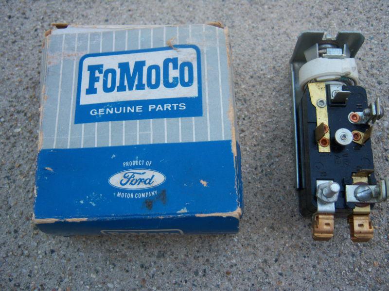 55 56 ford and thunderbird 6 volt headlight switch nos.