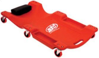 New!! advanced tool design model atd-81050 blow-molded red mechanic's creeper